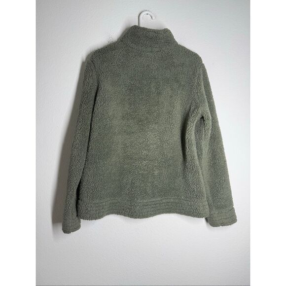 Free Country Women’s Alpine Design Sherpa Teddy Jacket Full Zip Pockets Size M - Picture 4 of 9